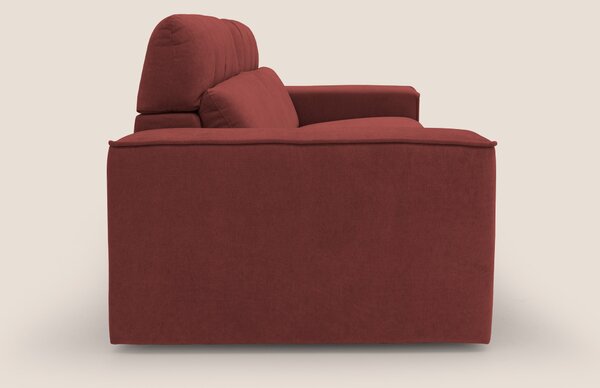 Clark Divano modulare con opzione relax elettrico in tessuto smacchiab