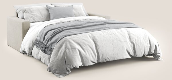 Best Divano letto matrimoniale in tessuto impermeabile T02 panna