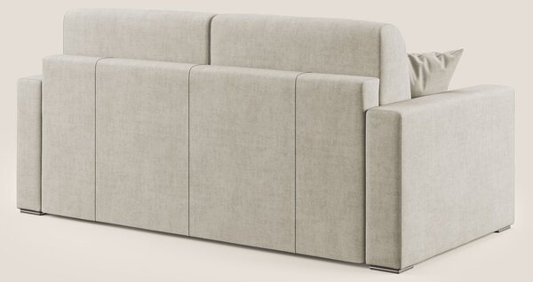 Best Divano letto matrimoniale in tessuto impermeabile T02 panna