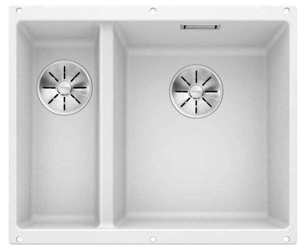 Lavello in granito Blanco SUBLINE 340/160-U 460 x 555 mm bianco 523562