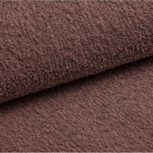 Divano letto rosso in tessuto bouclé 215 cm Patti - Bonami Selection