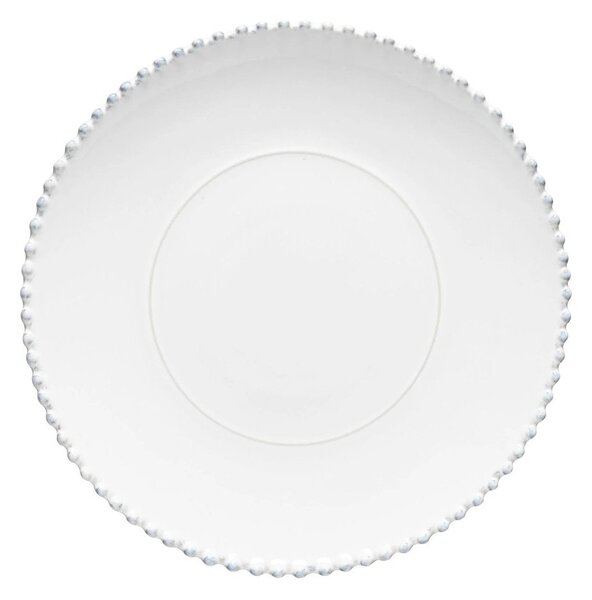 Piatto bianco in gres ø 34 cm Pearl – Costa Nova