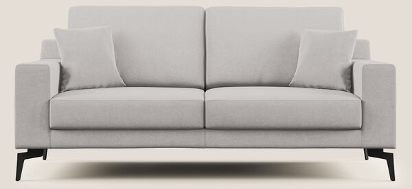 Prestige divano moderno in microfibra smacchiabile T11 grigio chiaro