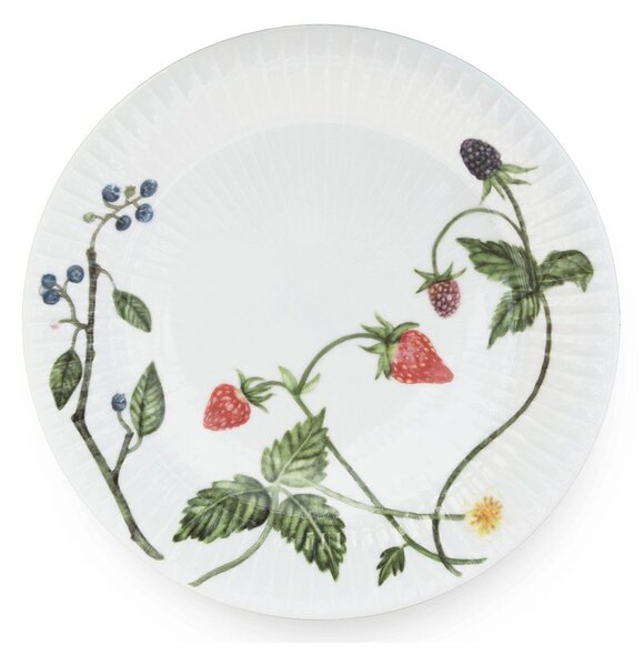 Piatto da dessert bianco in porcellana con motivo floreale ø 22 cm Hammershøi Summer - Kähler Design