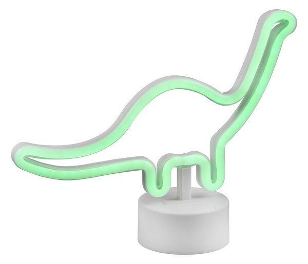 Lampada da tavolo a LED bianca (altezza 20 cm) Bronto - Reality