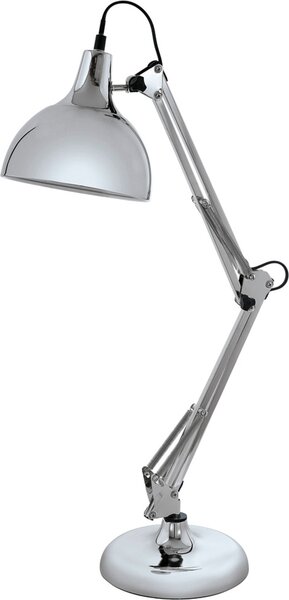 Eglo lampada da ufficio BORGILLIO cromo, E27 max. 1X60W