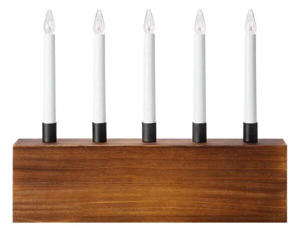 Decorazione luminosa natalizia marrone Albero - Markslöjd