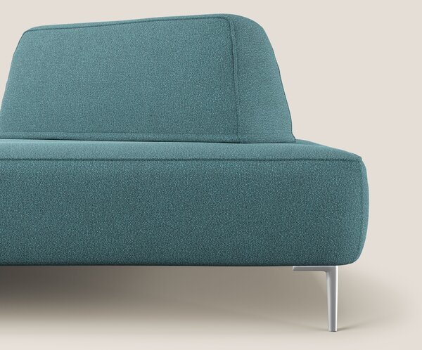 Newton divano modulare con schienali movibili T07 azzurro