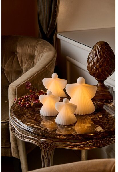 Decorazioni luminose bianche in set di 2 pezzi ø 9 cm Asta - Sirius