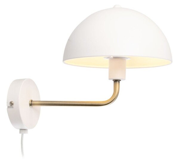 Lampada da parete di colore bianco-oro, altezza 25 cm Bonnet - Leitmotiv