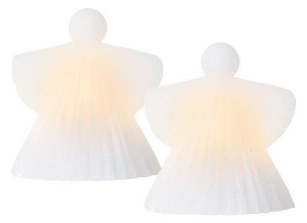 Decorazioni luminose bianche in set di 2 pezzi ø 9 cm Asta - Sirius