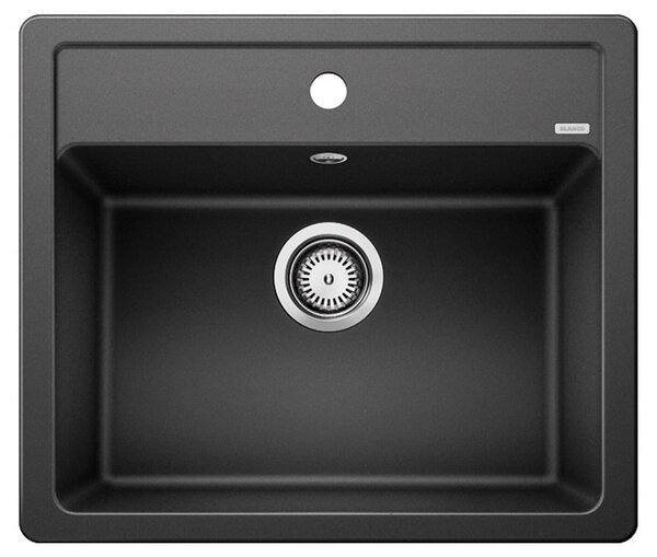 Lavello in granito Blanco LEGRA 6 500 x 585 mm antracite 523332