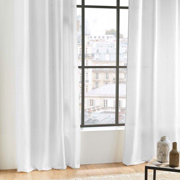 Tenda in microfibra bianca 140x280 cm Absolu - douceur d'intérieur