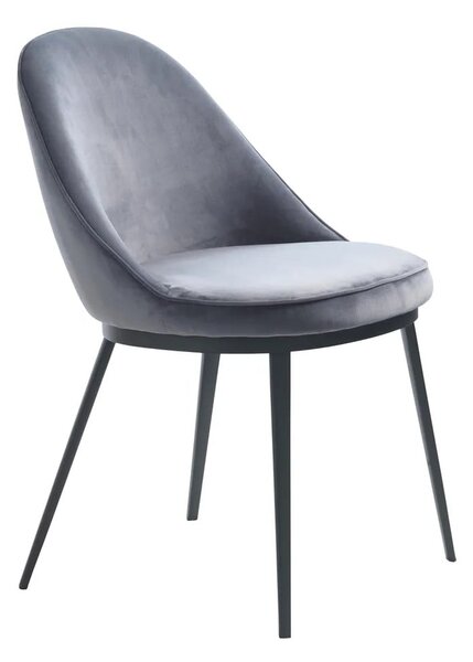 Sedia da pranzo grigia Gain - Unique Furniture