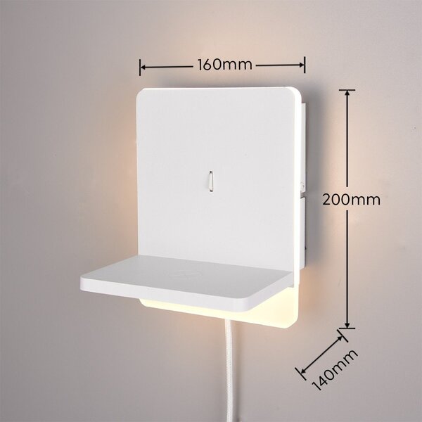 Lampada bianca a LED da parete dimmerabile Fairfield - Trio