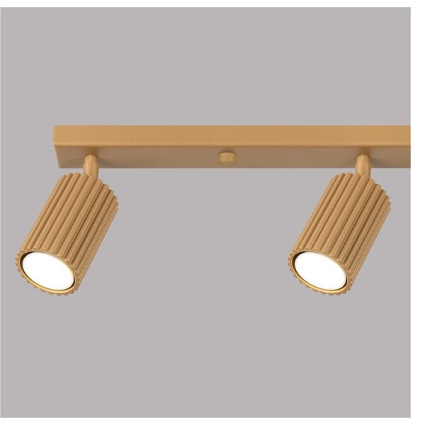 Faretto dorato 6,5x81 cm Gleam – Sollux