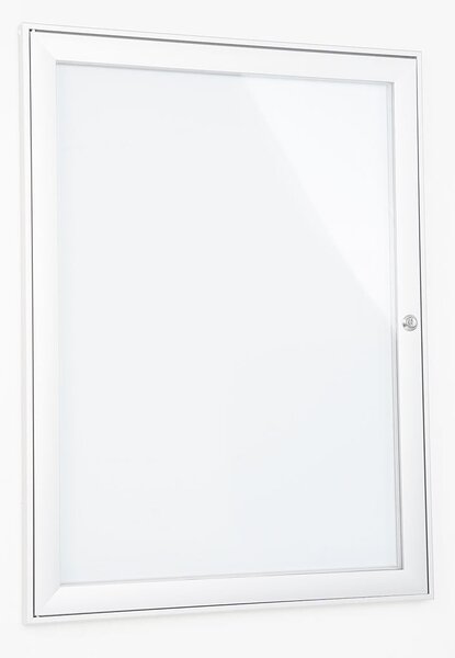 Bacheca con Apertura a Battente 52,1x69,6x2,3 cm in Alluminio Silver