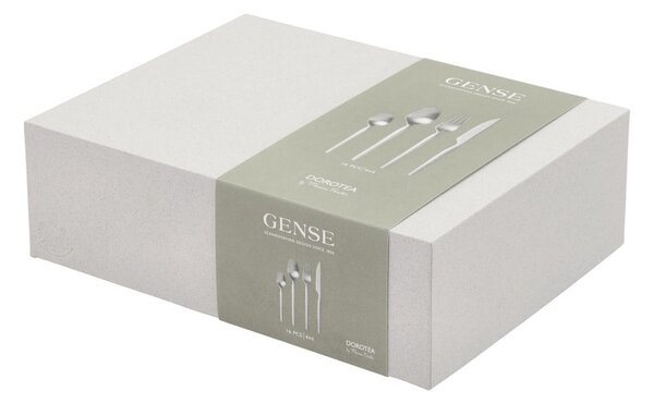 Posate argentate in acciaio inox 16 pz Dorotea – Gense