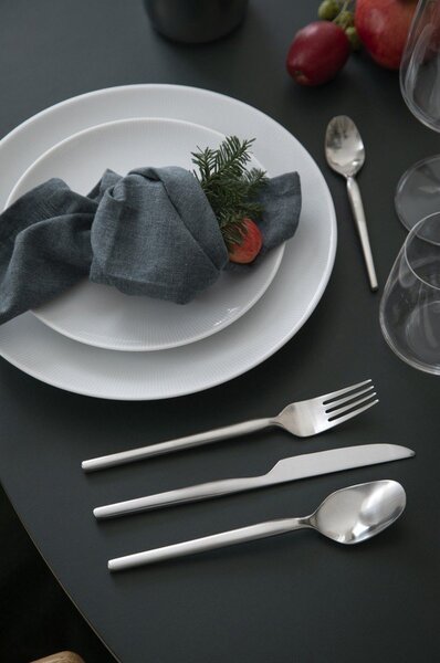 Posate argentate in acciaio inox 16 pz Dorotea – Gense
