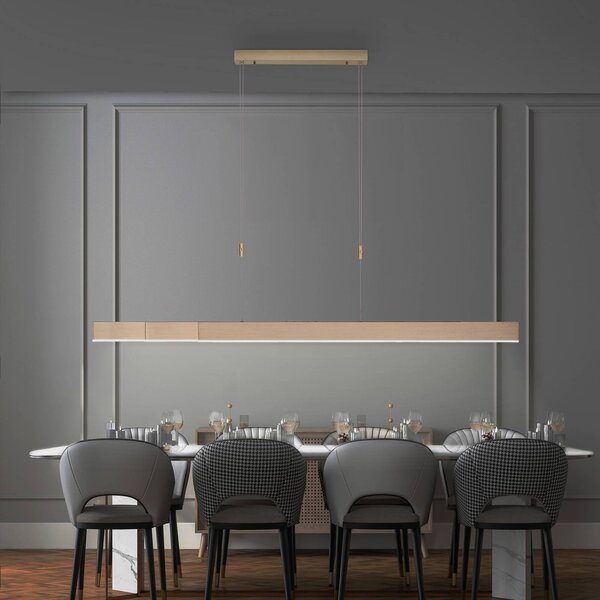 PURE Lampada LED a sospensione Moto, oro imperiale, dimmerabile, CCT Pure dimmerabile, Ottone / Oro, Soggiorno / Sala da pranzo, Metallo, Moderno