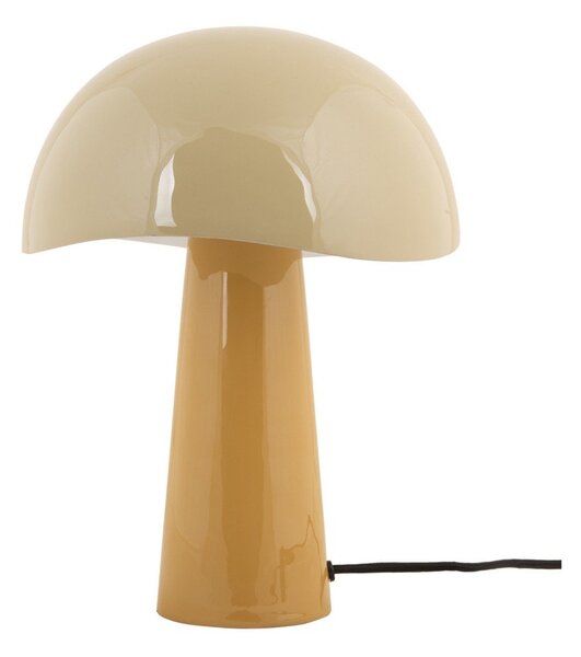 Lampada da tavolo giallo ocra con paralume in metallo (altezza 33 cm) Grato - Leitmotiv