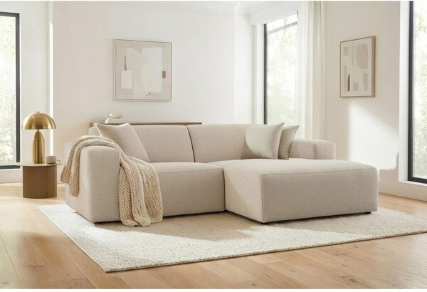 Divano con penisolare beige (angolo destro) Roxy - Scandic