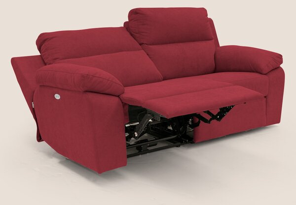 Romeo Divano relax con recliner elettrico in morbido tessuto impermeab