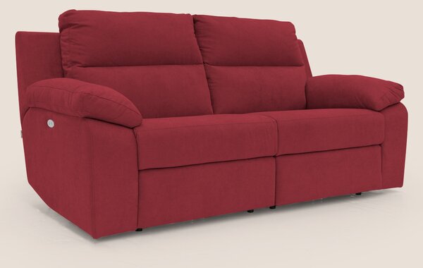 Romeo Divano relax con recliner elettrico in morbido tessuto impermeab