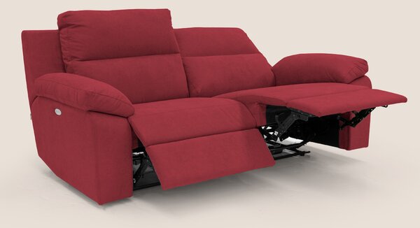 Romeo Divano relax con recliner elettrico in morbido tessuto impermeab