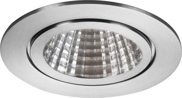 Faretto da incasso LED 230V 3000K in acciaio inox - Downlight 1x6W LED non sostituibile 38375423