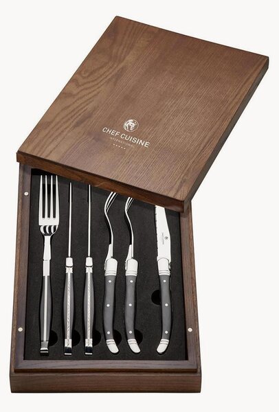 Set di posate da bistecca fatte a mano Steak, 3 persone, set da 8