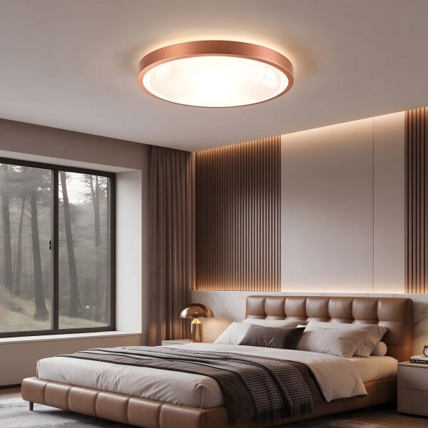 BRILAGI - Lampada LED dimmerabile GLASS POOL DOUBLE LED/60W/230V 50 cm ramata + telecomando