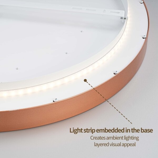 BRILAGI - apparecchio d'illuminazione LED dimmerabile GLASS POOL DOUBLE LED/80W/230V 60 cm in rame + telecomando