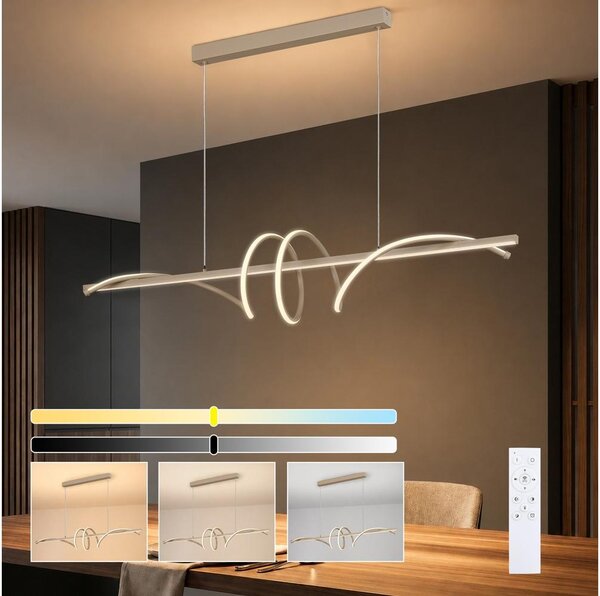BRILAGI - lampadario LED dimmerabile a cavo SIGNATURE LED/50W/230V 120 cm beige + telecomando