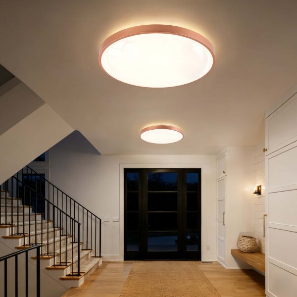 BRILAGI - apparecchio d'illuminazione LED dimmerabile GLASS POOL DOUBLE LED/80W/230V 60 cm in rame + telecomando