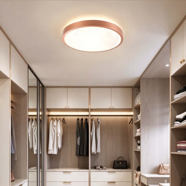 BRILAGI - Lampada LED dimmerabile GLASS POOL DOUBLE LED/48W/230V 40 cm ramata + telecomando