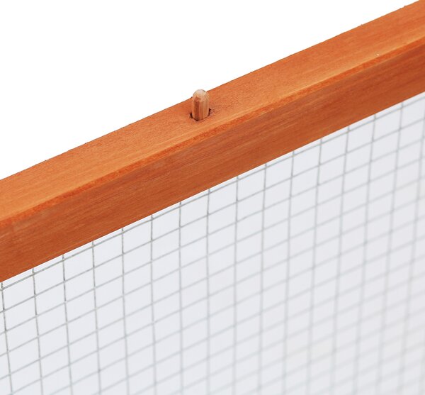 PawHut Gabbia per Animali da Compagnia, Gabbia per Roditori, Gabbia per Piccoli Animali in Legno di Abete, Naturale 181 x 100 x 48 cm | Aosom Italy