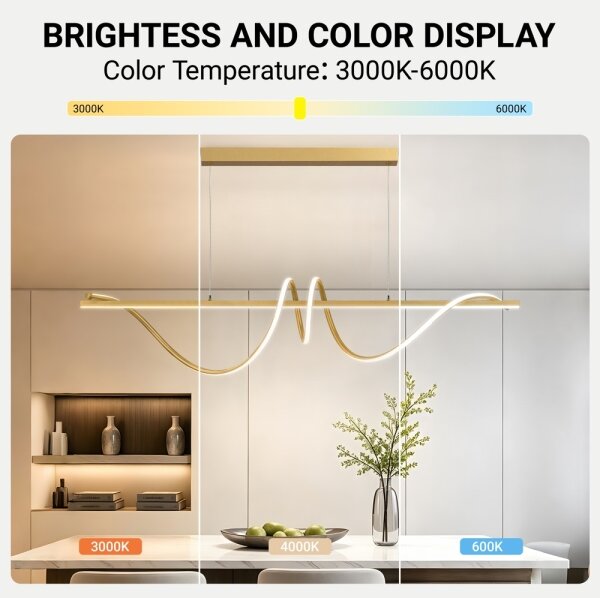 BRILAGI - Lampada LED dimmerabile a sospensione su cavo SIGNATURE LED/50W/230V 120 cm dorata + telecomando