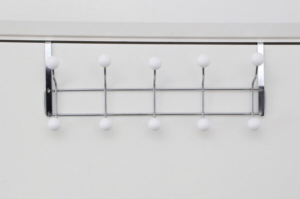 Appendiabiti in metallo argentato 40,5 cm Jaxen - Premier Housewares