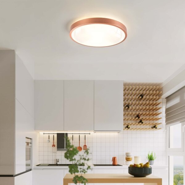 BRILAGI - Lampada LED dimmerabile GLASS POOL DOUBLE LED/48W/230V 40 cm ramata + telecomando