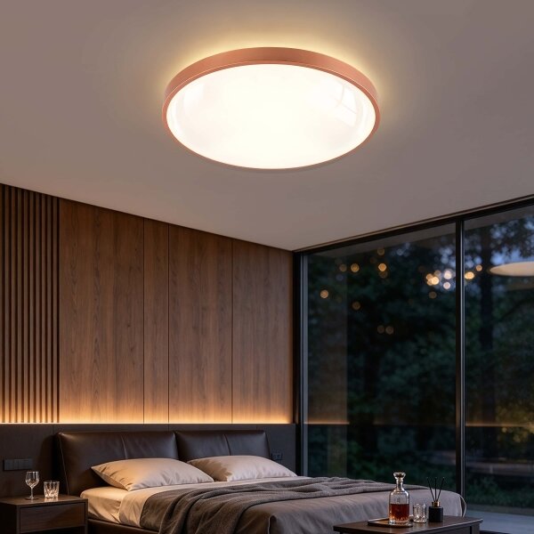 BRILAGI - apparecchio d'illuminazione LED dimmerabile GLASS POOL DOUBLE LED/80W/230V 60 cm in rame + telecomando