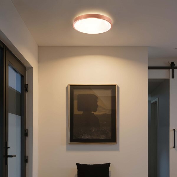 BRILAGI - Lampada LED dimmerabile GLASS POOL DOUBLE LED/48W/230V 40 cm ramata + telecomando