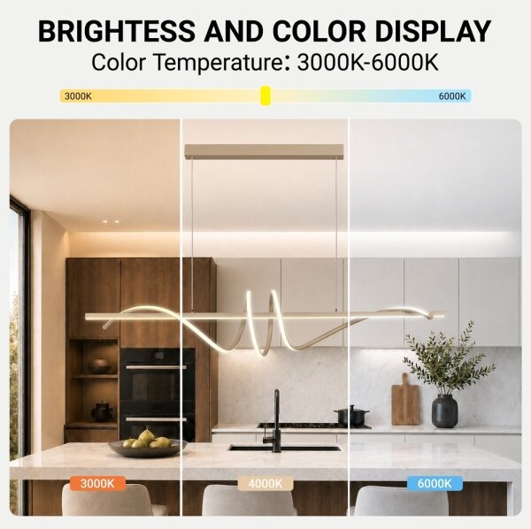 BRILAGI - lampadario LED dimmerabile a cavo SIGNATURE LED/50W/230V 120 cm beige + telecomando