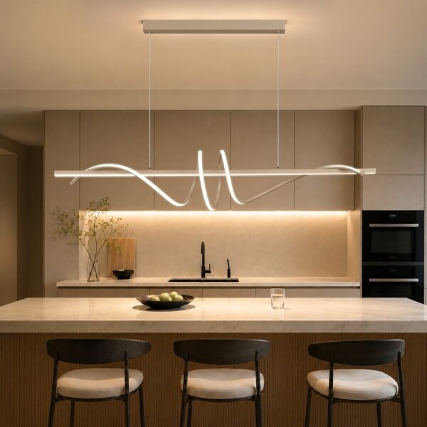 BRILAGI - lampadario LED dimmerabile a cavo SIGNATURE LED/50W/230V 120 cm beige + telecomando