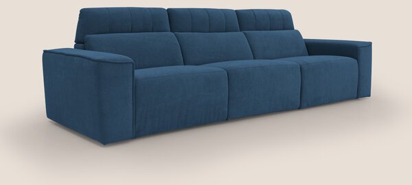 Clark Divano modulare 3 sedute con opzione relax elettrico in tessuto