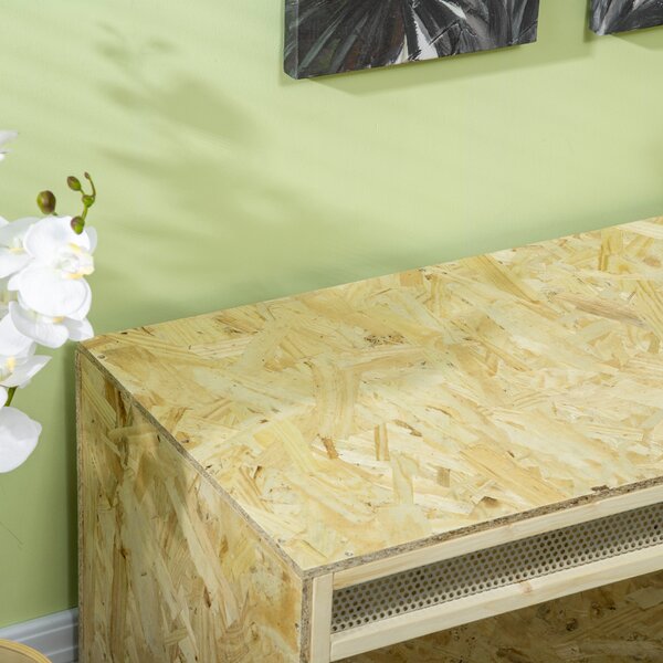 PawHut Terrario per Rettili/Anfibi, Porte Scorrevoli in Vetro, Griglie di Ventilazione, 120x50x50cm | Aosom Italy