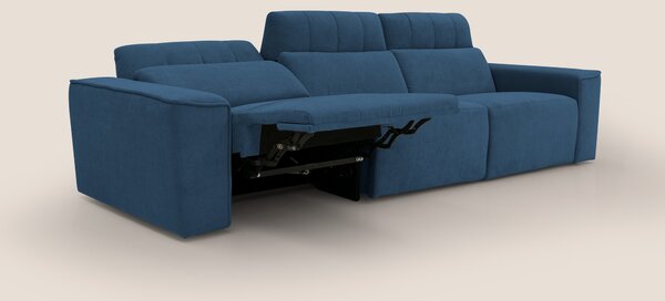 Clark Divano modulare 3 sedute con opzione relax elettrico in tessuto