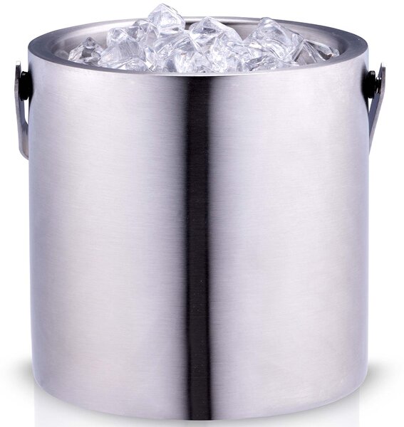 Secchiello per Ghiaccio Pinza e Coperchio Contenitore Refrigerante Capienza 1.2L Alpina