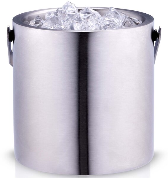 Secchiello per Ghiaccio Pinza e Coperchio Contenitore Refrigerante Capienza 1.2L Alpina