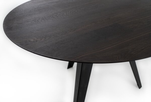 Tavolo Fisso Ø130x76 cm in Rovere Termocotto Henry Naturale